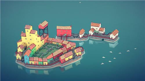 城镇建造模拟Townscaper
