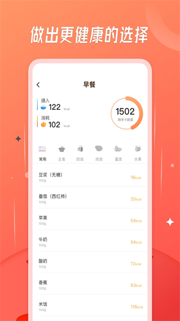 食物热量计算