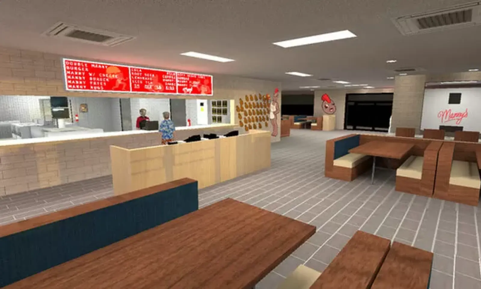 曼尼汉堡店游戏