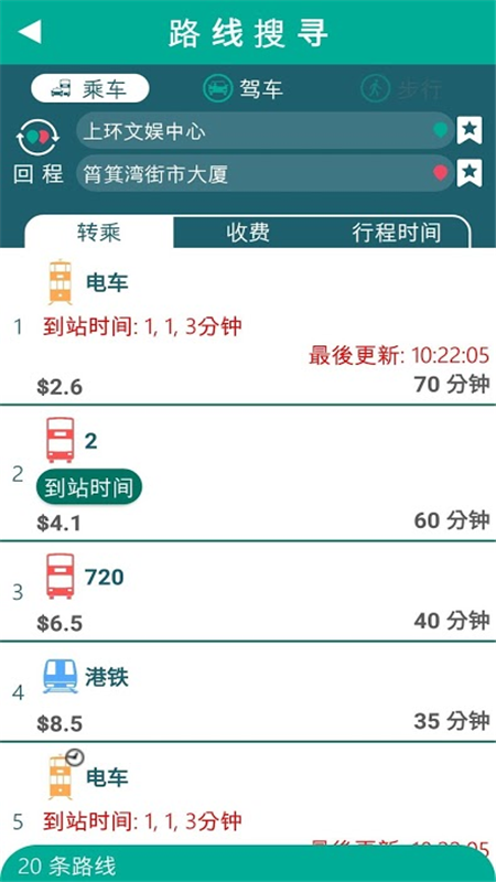 香港出行易的图册