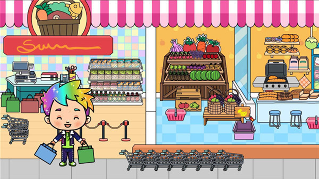 蒂奇镇城市生活模拟器截图1